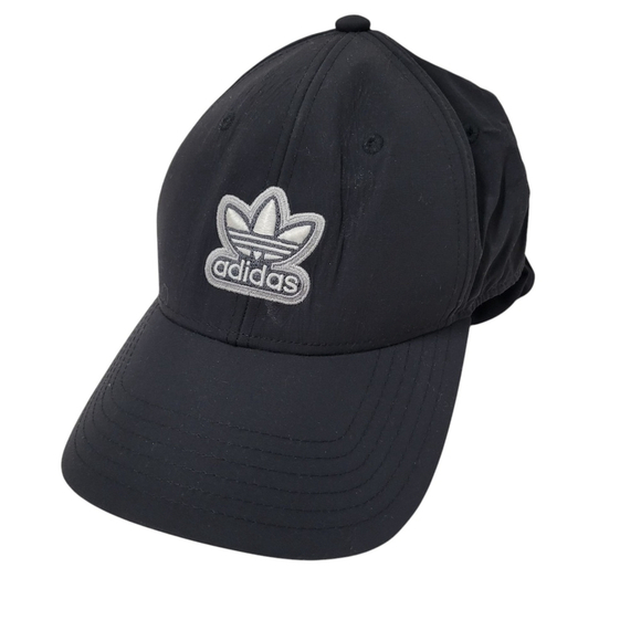 Adidas Baseball Hat Cap Black One Size Embroidered Logo Excellent Condition - Picture 2 of 6